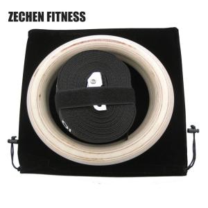 China 28mm 32mm Wooden Gymnastic Rings At Home Workout Fitness Gym Exercise Ring wholesale