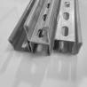 Buy cheap 41*25*2.0mm Galvanised Steel Strut C Channel Long Service Life For Engineering from wholesalers
