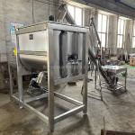 1500 L Horizontal Dough Mixer Animal Feed Mixer In Chemical