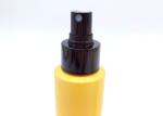 Yellow Color Cylindrical PET Bottle 200ml 260ml With Black Sprayer