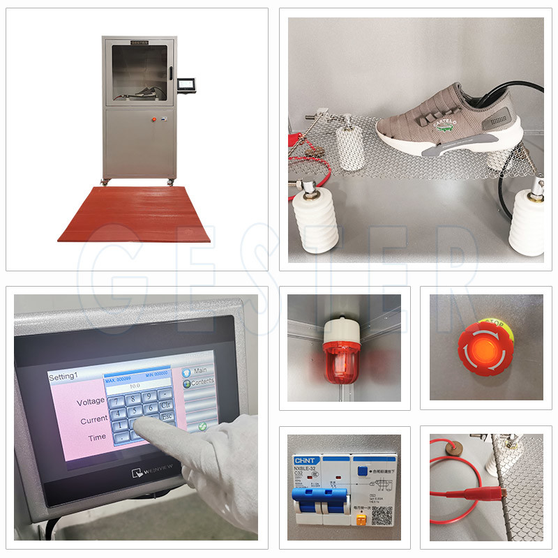 ANS-Z41 Footwear Electric Shock Shoe Testing Machine Dielectric Tester