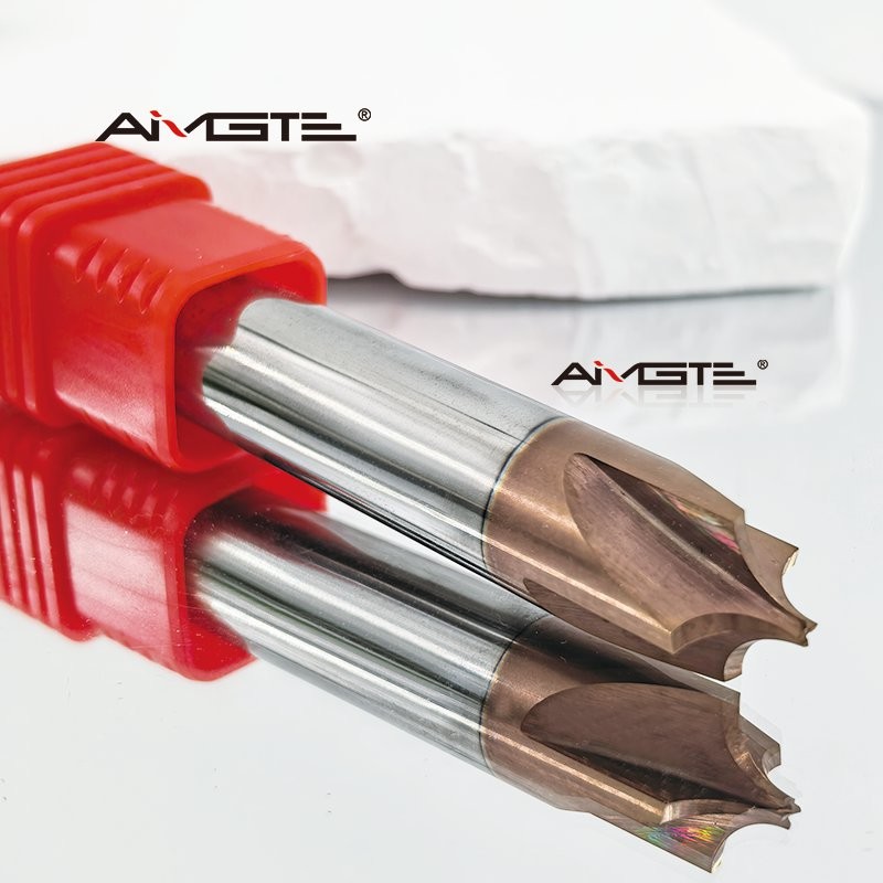 4 Flute Internal R End Mill For Mold Steel Die Making High Precision CNC Tool
