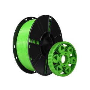 China Gross Weight 1.4kg PLA Toughness Enhanced 3D Printer Filament Yellow Green wholesale