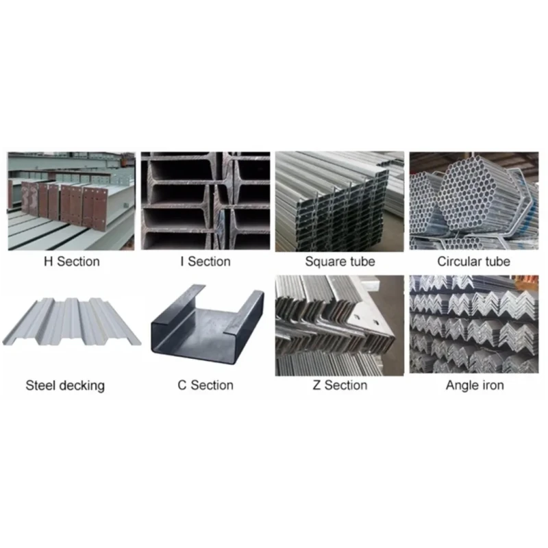 Prefabricated Cold Storage Metal Frame Prefab Building Structure Steel Construction Warehouse