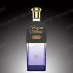 Color Spraying Leather Liquor Glass Bottle Customized 700ml
