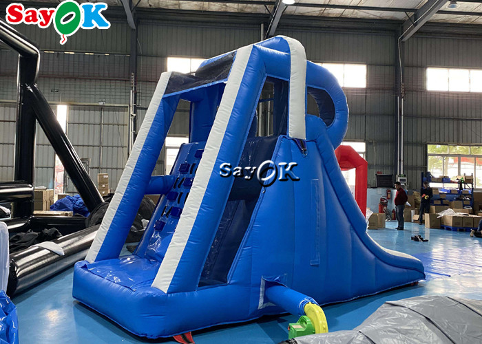 Small Inflatable Slide Wet And Dry Slide Anti Ruptured Logo Printing Outdoor Inflatable Water Slides
