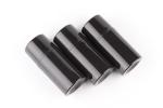 30ml-150ml Glossy Black Cosmetic Airless Bottle For Sunscreen Cream