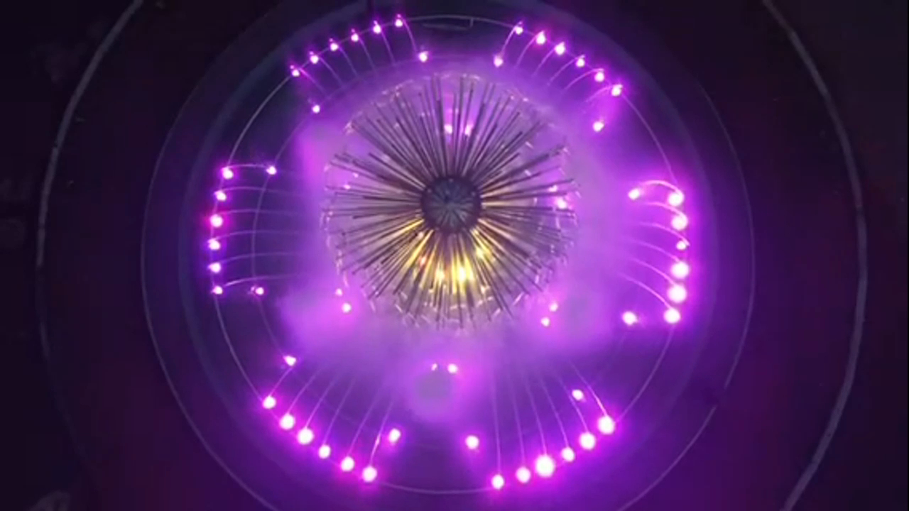High Spray Dandelion Water Fountain With LED Waterproof Lights