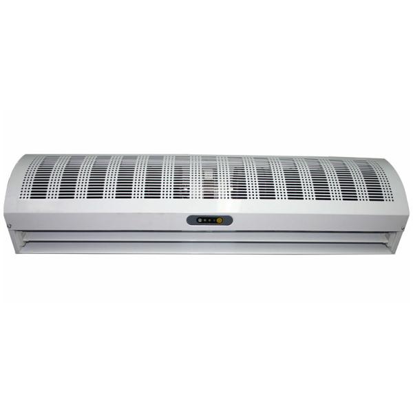high speed cross-flow air curtain for commercial and industrial/contact switch