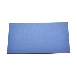 China Blue Silver 4mm Aluminium Composite Panel Sheet Weatherproof 1220x2440mm wholesale