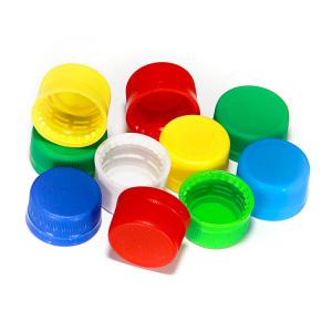 China Small Screw Plastic Water Bottle Caps 28mm 30mm For Drink Juice wholesale