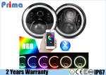 7inch RGB Halo LED Headlight for Jeep Wrangler CJ TJ JK JKU Rubision Unlimited