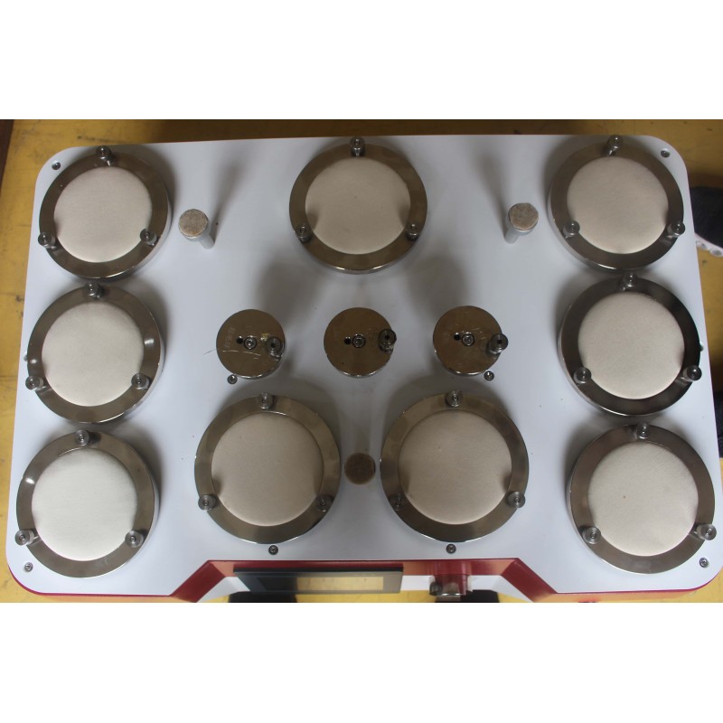 Programmable Martindale Abrasion Tester ASTM D4966 Martindale Pilling Testing Machine Textile Abrasion Wear Tester Equipment