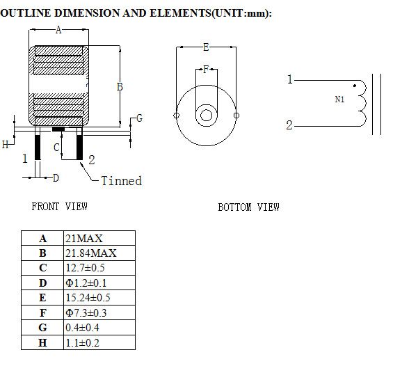 DR Coil Radial Type Inductor Single Winding EMI/RFI Filters With Shrink Tube