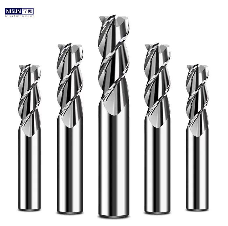 Spiral Solid Carbide M2 HSS PM Corner Radius Milling Cutter For Aluminum Woodworking