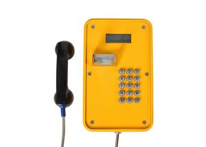 China Standard Keypad Outdoor Industrial Telephone, IP67 VOIP/SIP Telephone With LED Display wholesale