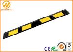 Heavy Duty Car Parking Rubber Wheel Stopper High Intensity Bright 1.83 mm Length