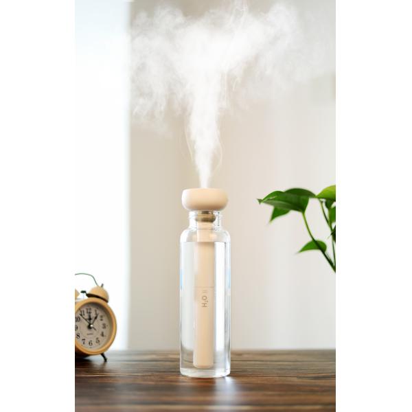 Circle DC5V 40ml/h Night Light Humidifier Pole 8h Working