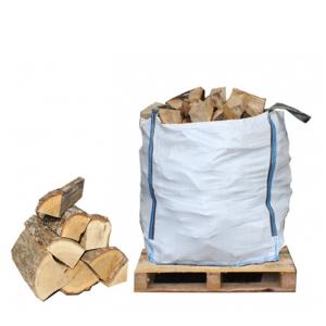 China 4 Panels Breathable PP Woven Bulk Bag 1000-1500 Kgs Loading Weight For Firewood wholesale