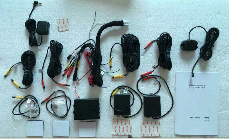 Universal Microwave car blind spot detection system Radar Based for blind spot 20M detection BSD system