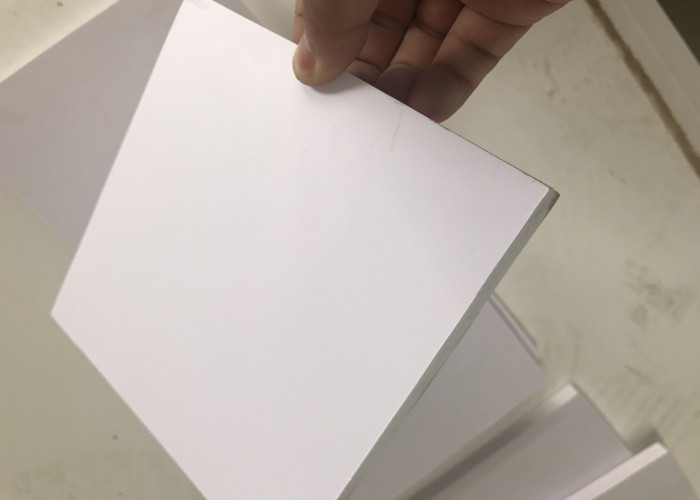 High Strength White Pvc Display Board , Flame Resistant Foam Board Smooth Surface