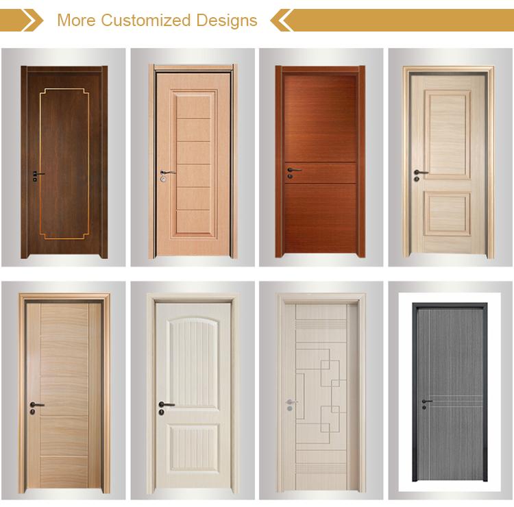 Postmodern Fireproof Internal Solid Wood Core Doors For Bedroom Apartment