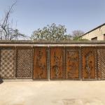 Garden 180cm Metal Decorative Panels 47.1 Inch Laser Cut Wall Fence Panels