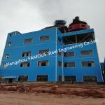 Powder Plant Multi Storey Steel Building Box Column Frameworks With Insulated