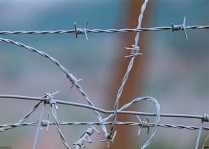 China Farm Protection Double Twisted PVC Coated /Galvanized Barbed Wire Coils wholesale