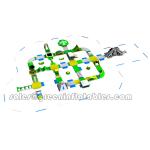 CE ROHS Approved Floating Inflatable Water Park Trampoline Park For Water Play