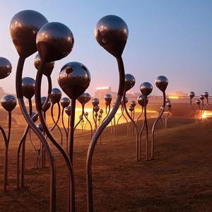 China SGS Certified 316 Stainless Steel Sculpture Outdoor Unique wholesale