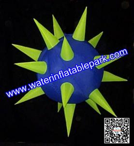 China Lighting Inflatable Spiky Star Decoration , Inflatable Spiky Ball wholesale
