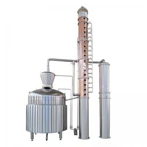 China 4000lt Red Copper Vodka Whisky Alcohol Distillation Equipment with High Productivity wholesale