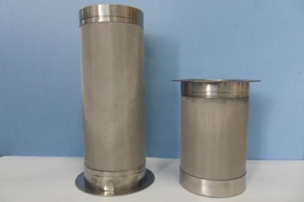Corrosion Resistant 60mm Diameter SS Sintered Filter Cartridge For Environment