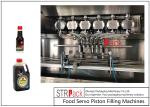 Soy Sauce Food Bottle Filling Machine 1% Accuracy 6 Heads 50Hz