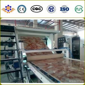China 75Kw Artificial Marble Plate Production Line / PVC Profile Making Machine 400Kg/H 500-550Pcs wholesale