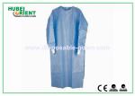 Anti Static Disposable Surgical Gowns Disposable Lab Coat Long Sleeves