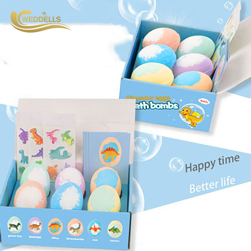 4.23 OZ Dinosaur Toy Kid Surprise Bath Bombs with Safe Essential Oil