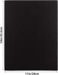 15 Pack Canvas Boards For Oil Painting , Black Cotton Canvas Panels Multi
