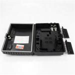 16 Core Fiber Optic Termination Box , Black Optical Termination Box Waterproof