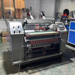 China Nonwoven Melt Blown Fabric Automatic Slitting Machine Thermal Paper Bopp Tape Rewinding Machine wholesale