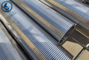 China 60um Slot Od 75mm Wedge Wire Screen Pipe Pure Circle wholesale
