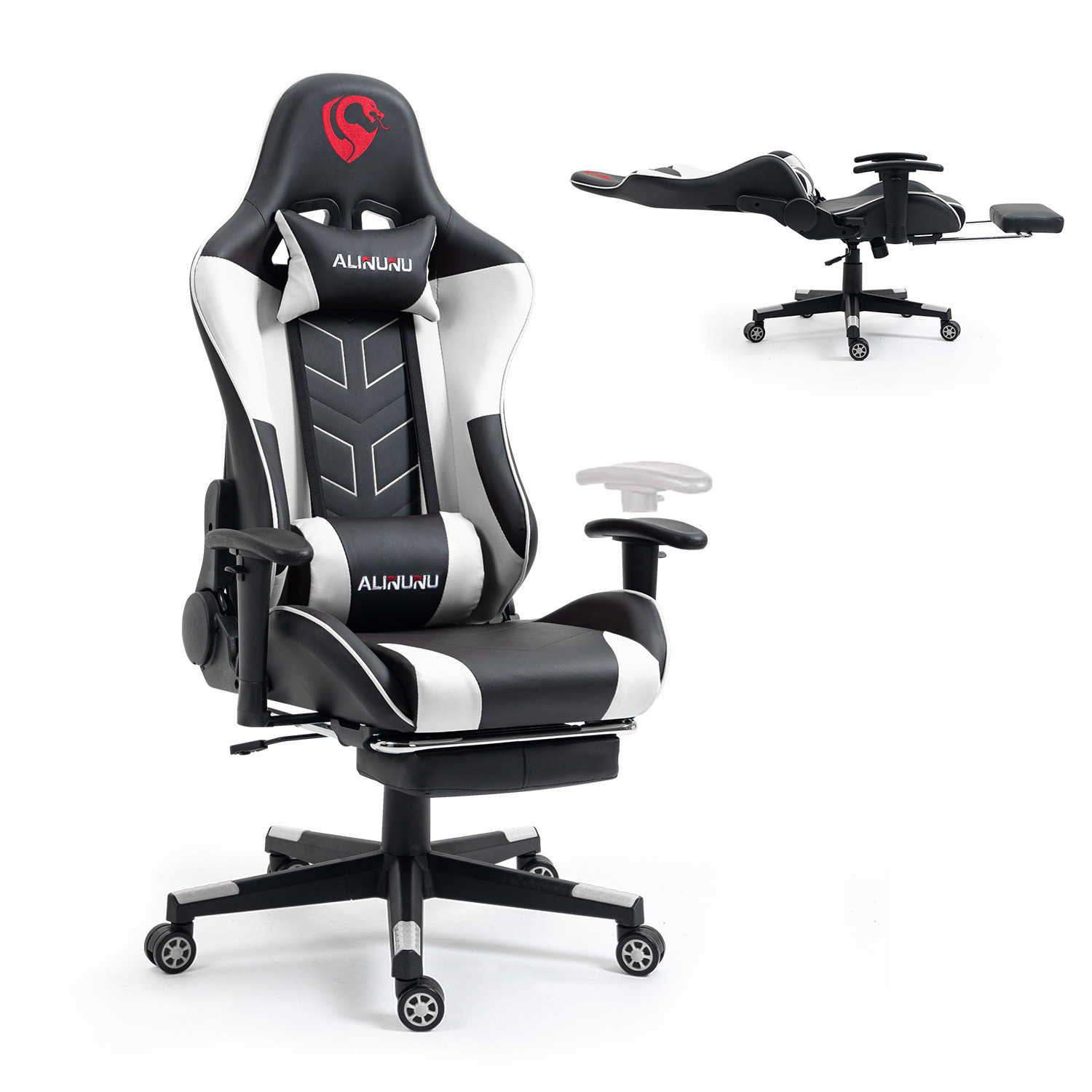 Overseas Warehouse Delivery Hot Gaming Chair with Resting Feet Height Adjustable