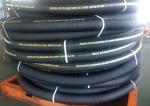 Flexible Fabric Reinforced Suction Hose , Corrugated Rubber Hose For Delivering