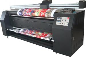 China Roll To Roll Digital Textile Printing / Dye Sublimation Printer For Linen Fabric wholesale