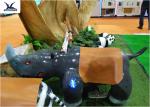 Cartoon Ride On Motorized Stuffed Animals For Amusement Park / Game Center