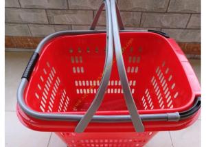 China Duralumin Pull Rod Virgin Wheeled Shopping Baskets Shopping Trolley On Wheels wholesale