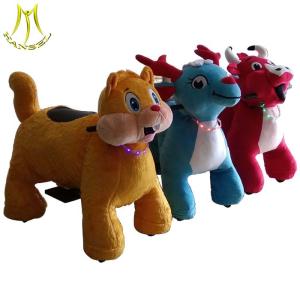 China Hansel mall plush electric stuffed animal ride motorized animals in Guangzhou wholesale