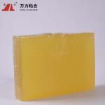 30000 Cps Packaging Hot Melt Adhesive Pressure Sensitive Yellow Rubber TPR-6559S
