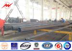 110kv Double Circuit Galvanized Steel Pole , Hot Dip Transmission Line Pole
